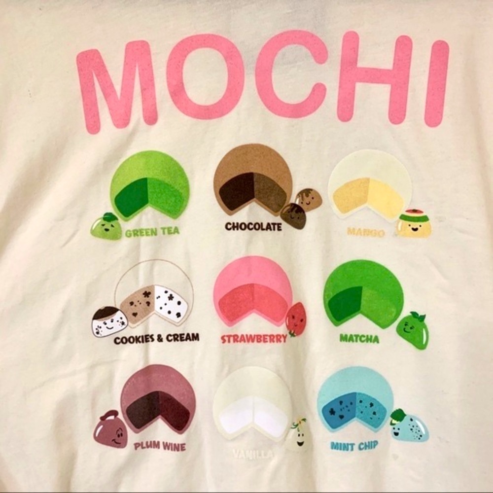 🍦 BOXLUNCH All the Mochi Kawaii Graphic Tee T-Shirt 2X XXL - Picture 2 of 11